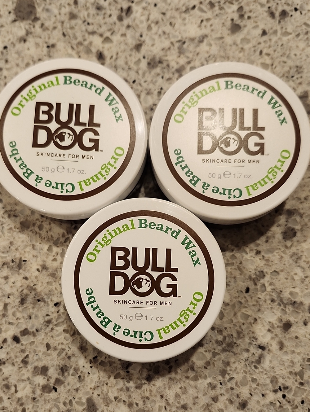 Original Beard Wax - White/Green Jar Pack Of 3